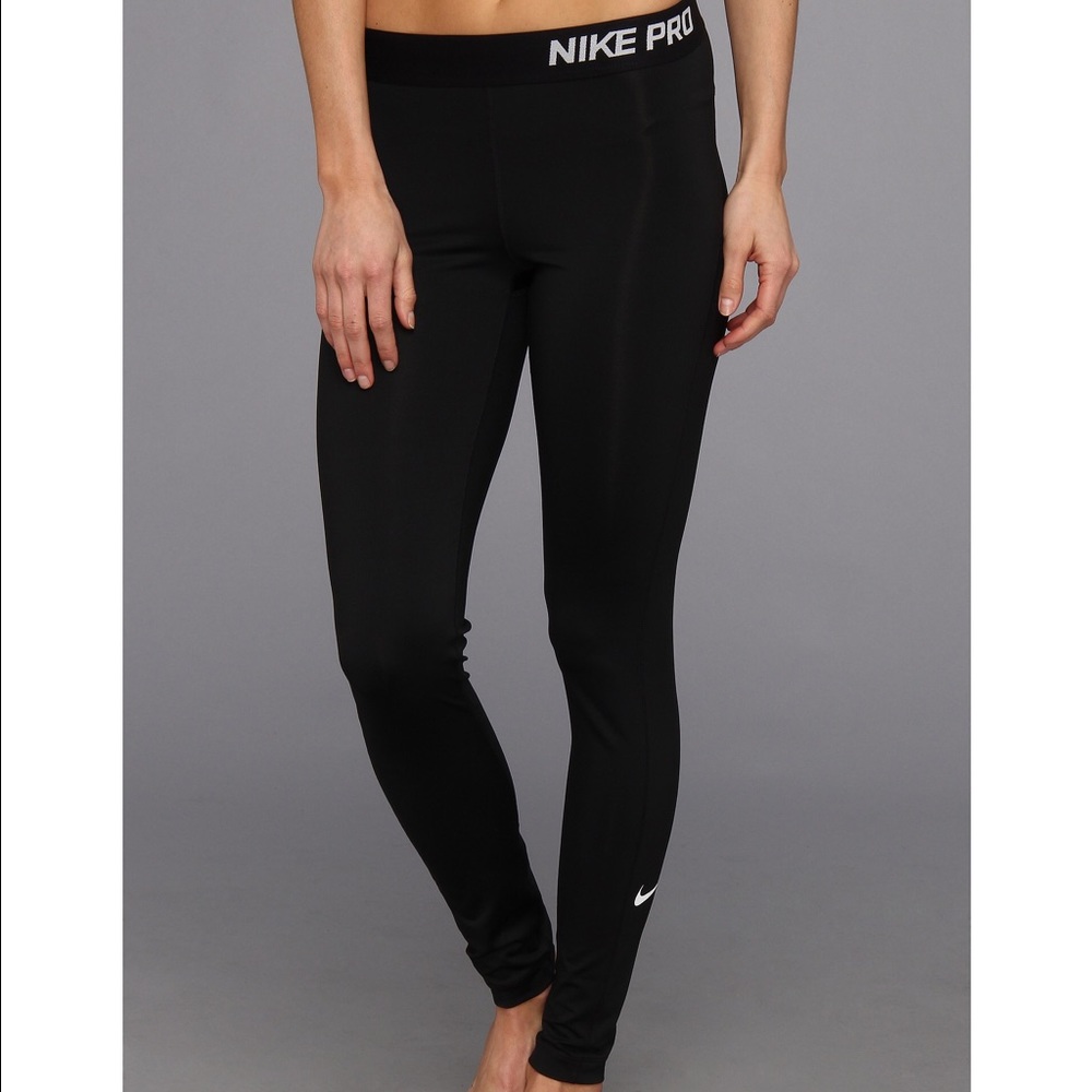 Nike pro cool dri fit tights in black