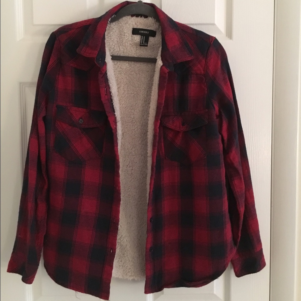 Forever 21 Furry Flannel