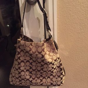 Gorgeous Signature Coach Hobo Purse