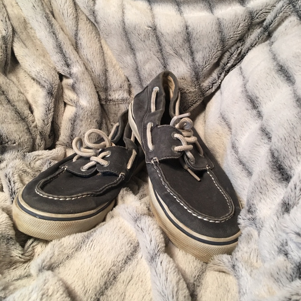Men's Sperry Top Sider Grey size 9.5 great shape!