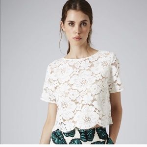 Top shop lace shirt