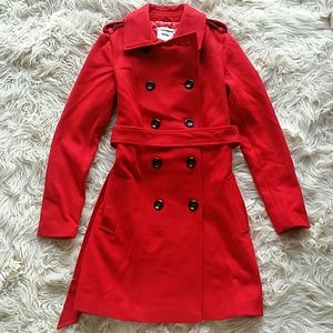 Red Trench coat