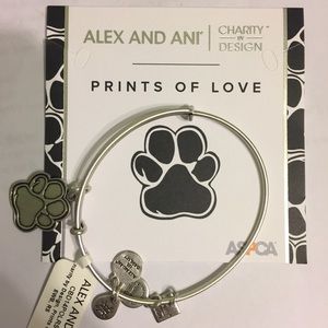 Alex and Ani Paw Print Bracelet