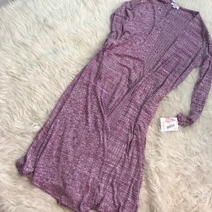 NEW WITH TAGS Lularoe Open Front Duster