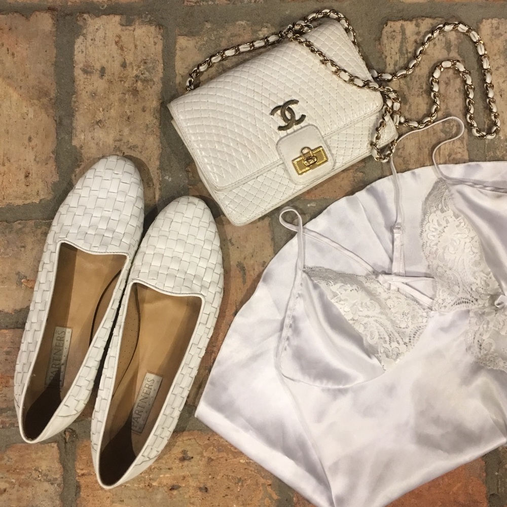 Woven Leather Flats
