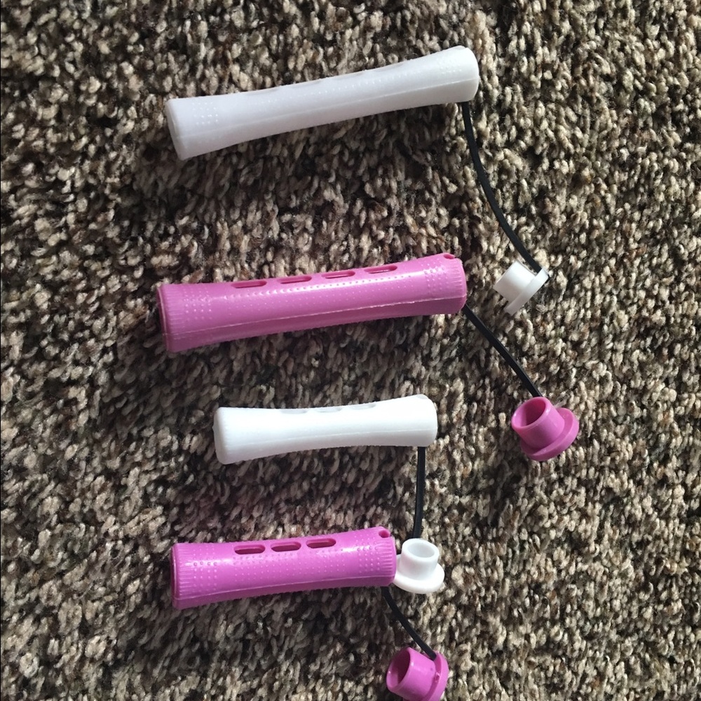 Curling rods.