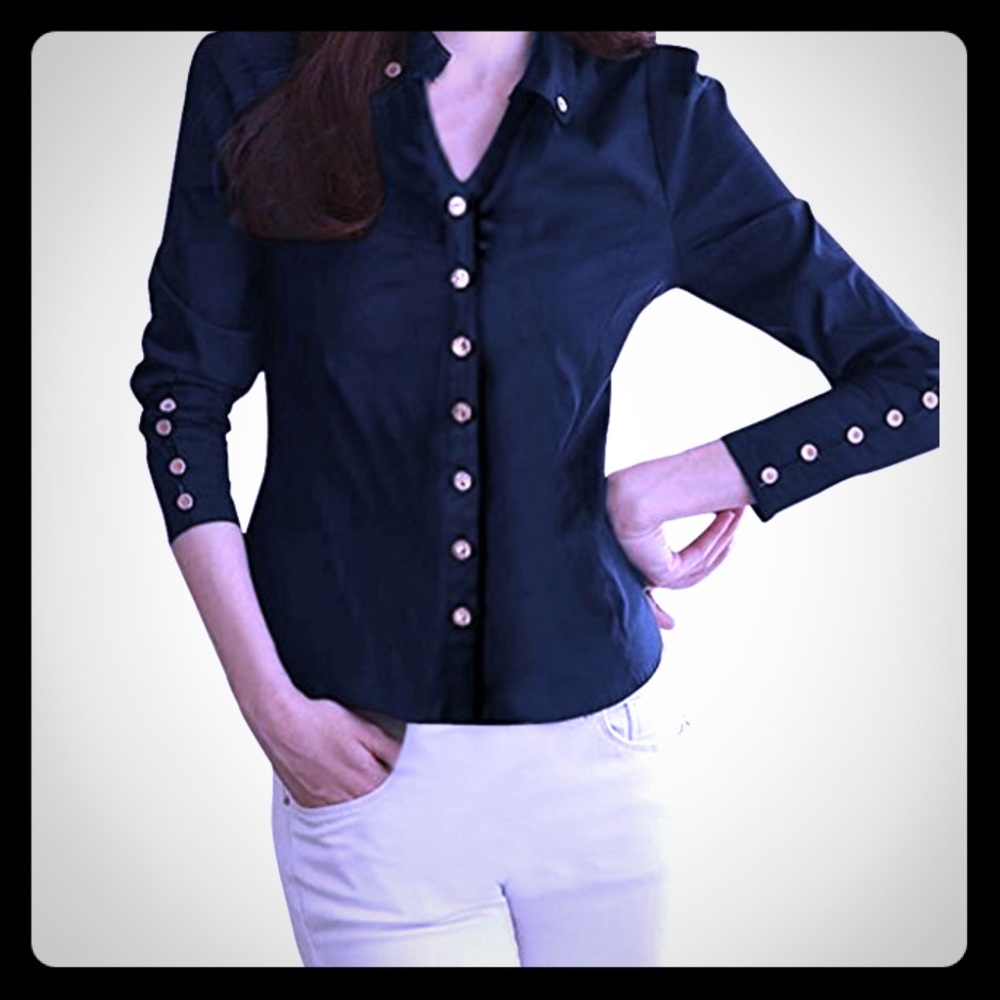 Brand New Button Down Blouse