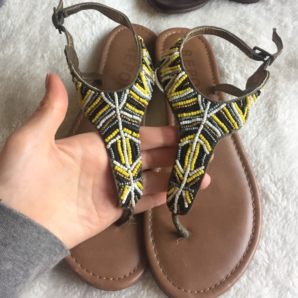 Beaded sandals