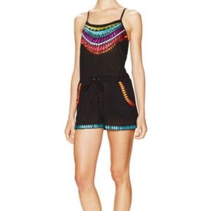 Trina Turk embroidered romper