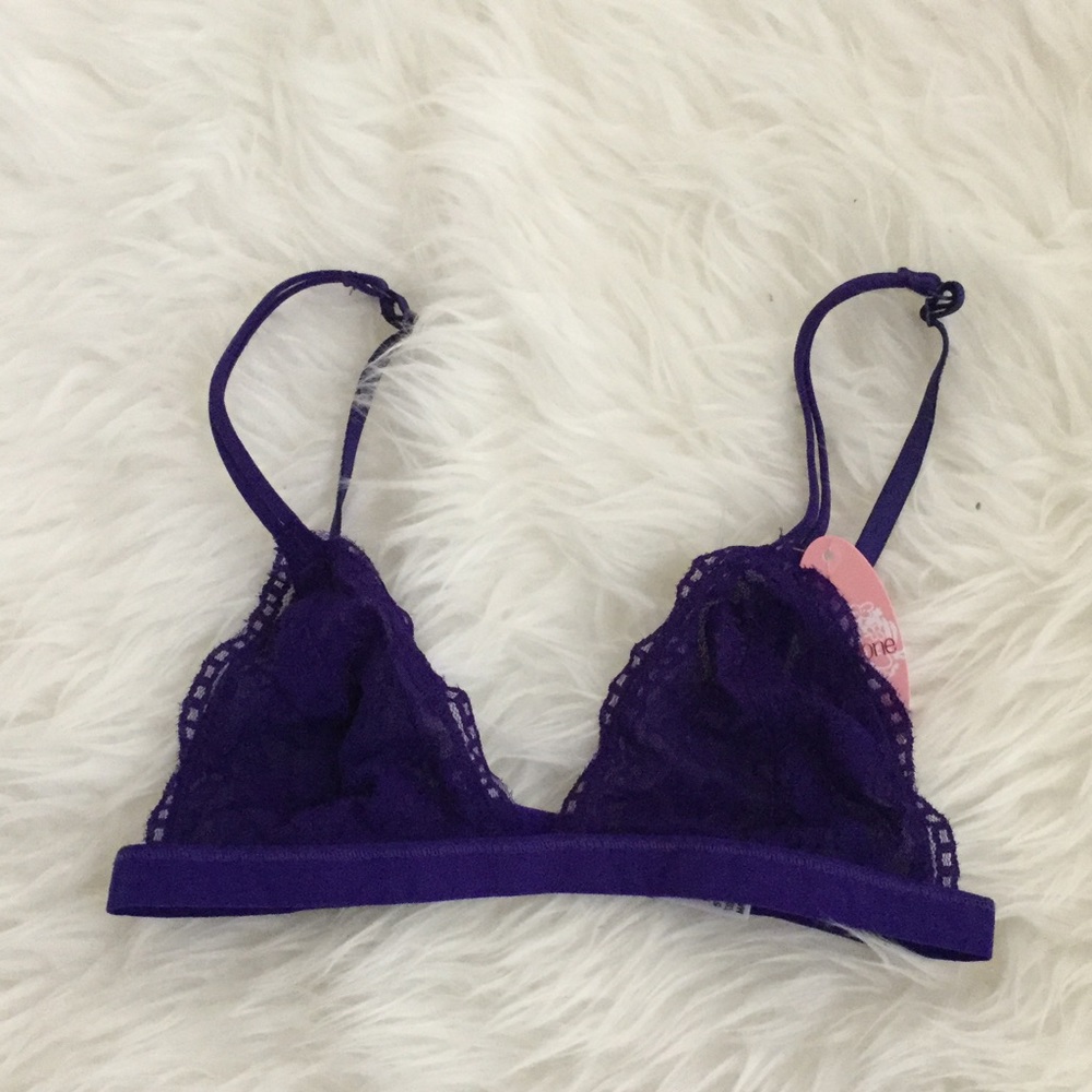 Deep purple bralette