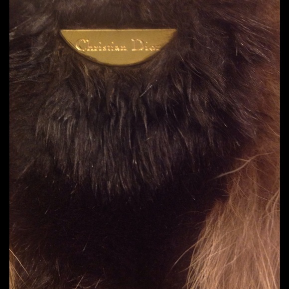 Christian Dior multi-fur and braided leather bag - Picture 2 of 8