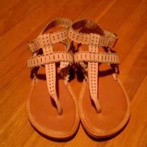 CLEARANCE SALE!!! Nude sandals! Size 8!