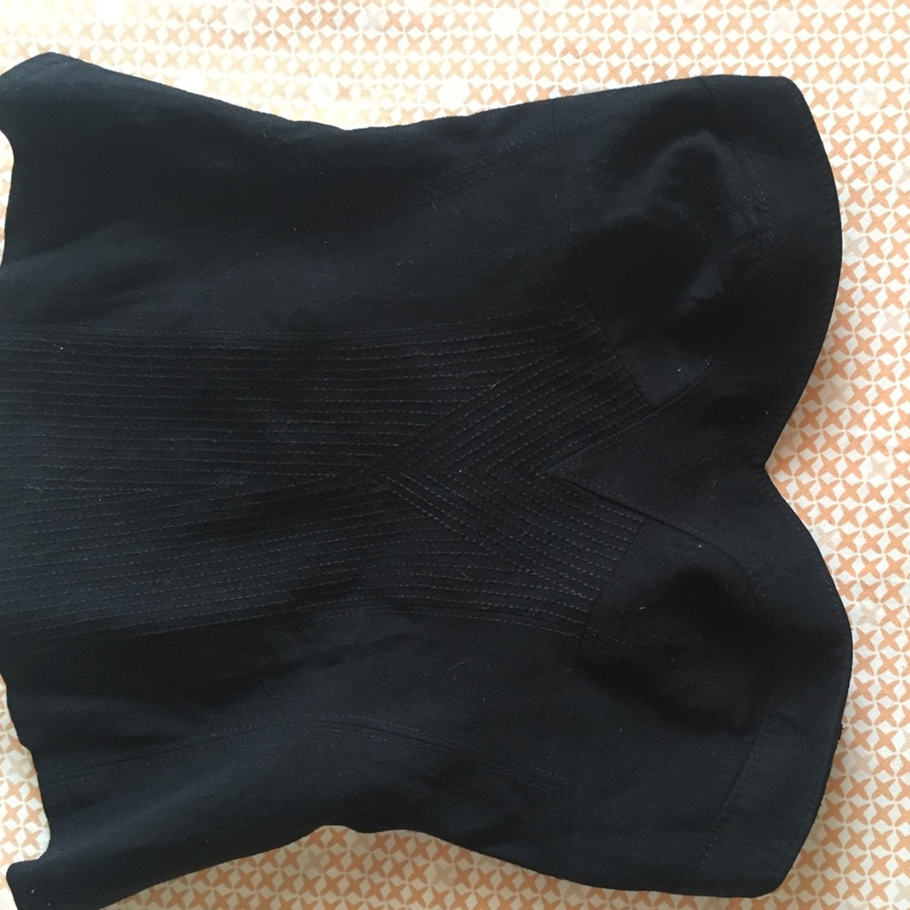 Bebe Black Bustier Bra top