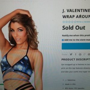 IHEARTRAVES (j valentine) galaxy wrap around top!