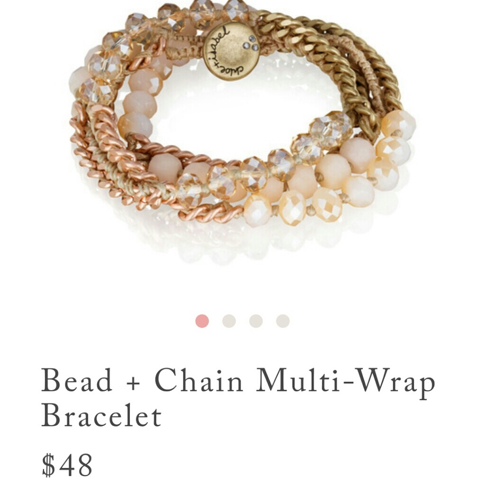 New Pale Pink Multi-Wrap Bracelet by Chloe&Isabel