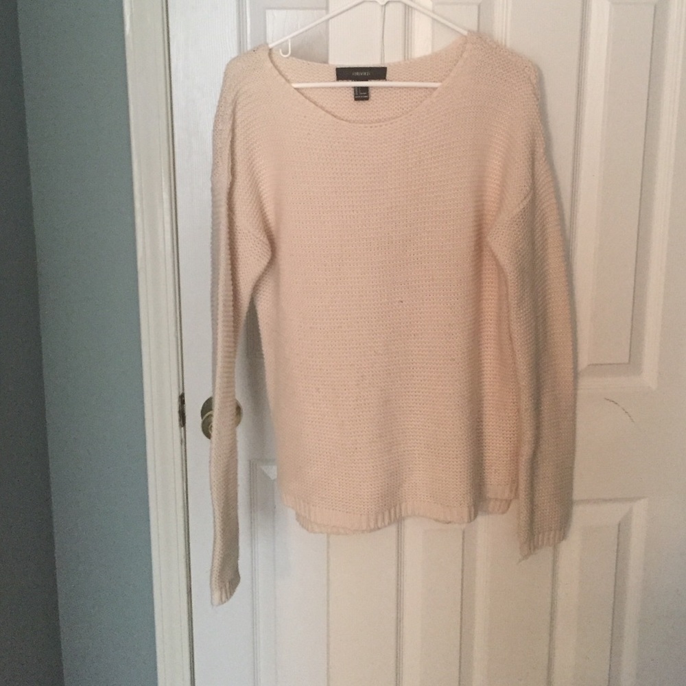 Cream knit sweater
