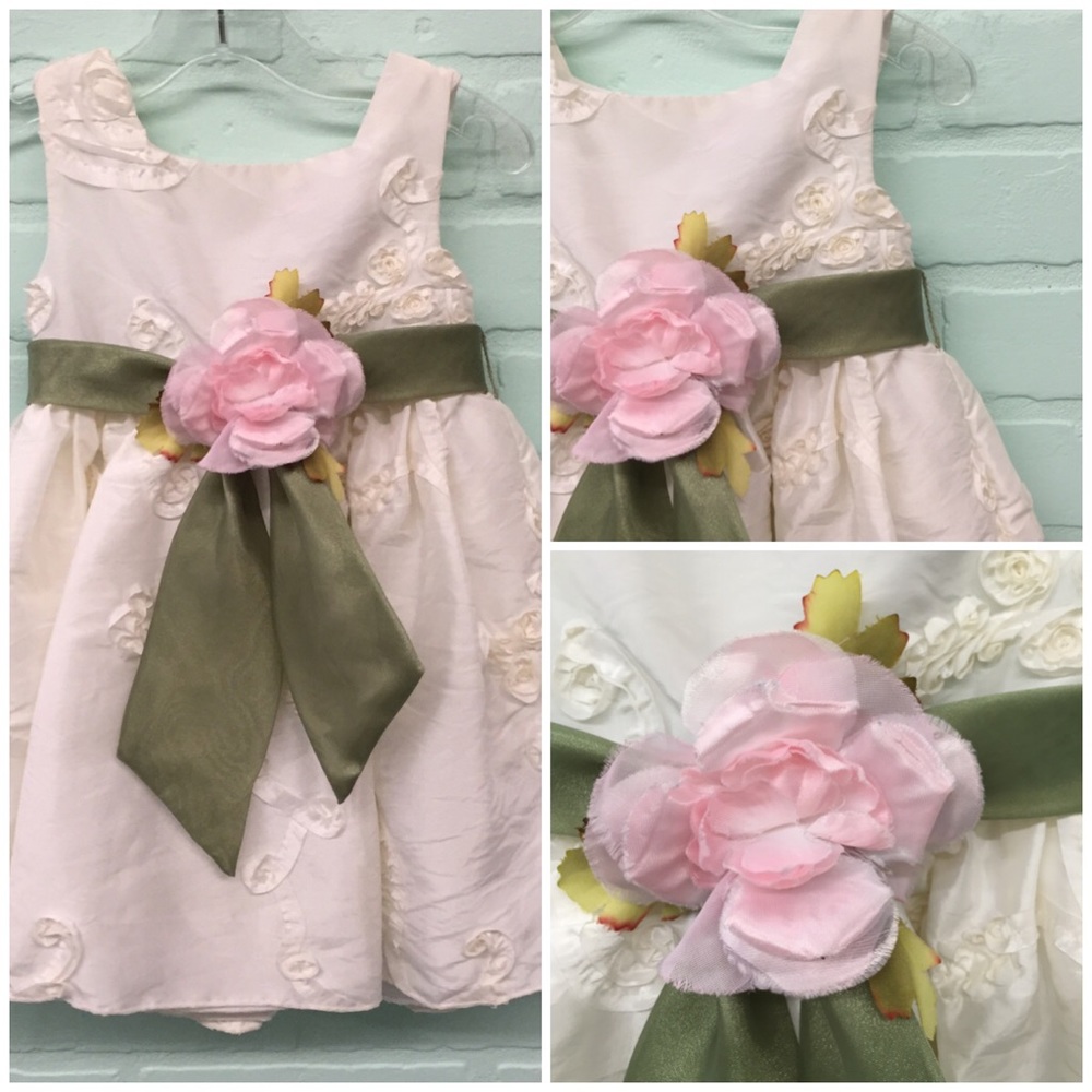 Toddler 2T White Dress Easter Communion Wedding