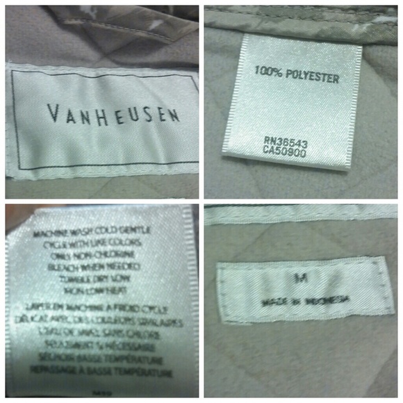 Van Heusen Gray Leopard Cushioned Vest - Picture 2 of 4