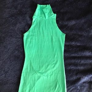 🔥Teal turtle neck bodycon