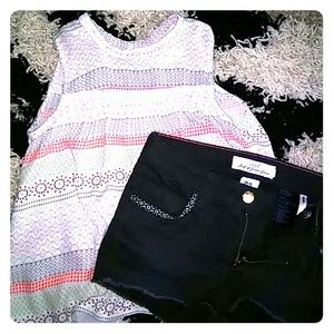 Girls short and shirt size 11