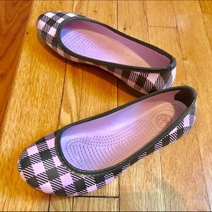 Pretty Plaid Crocs