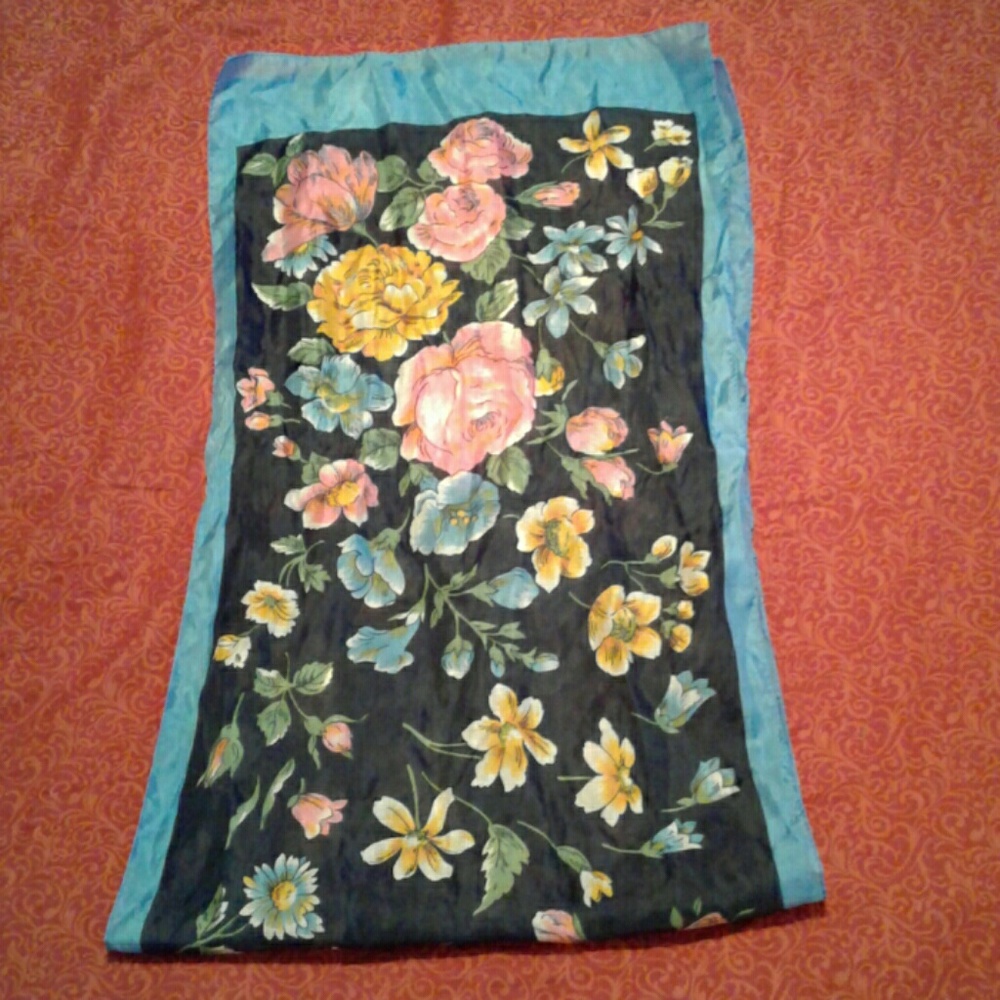 Floral scarf