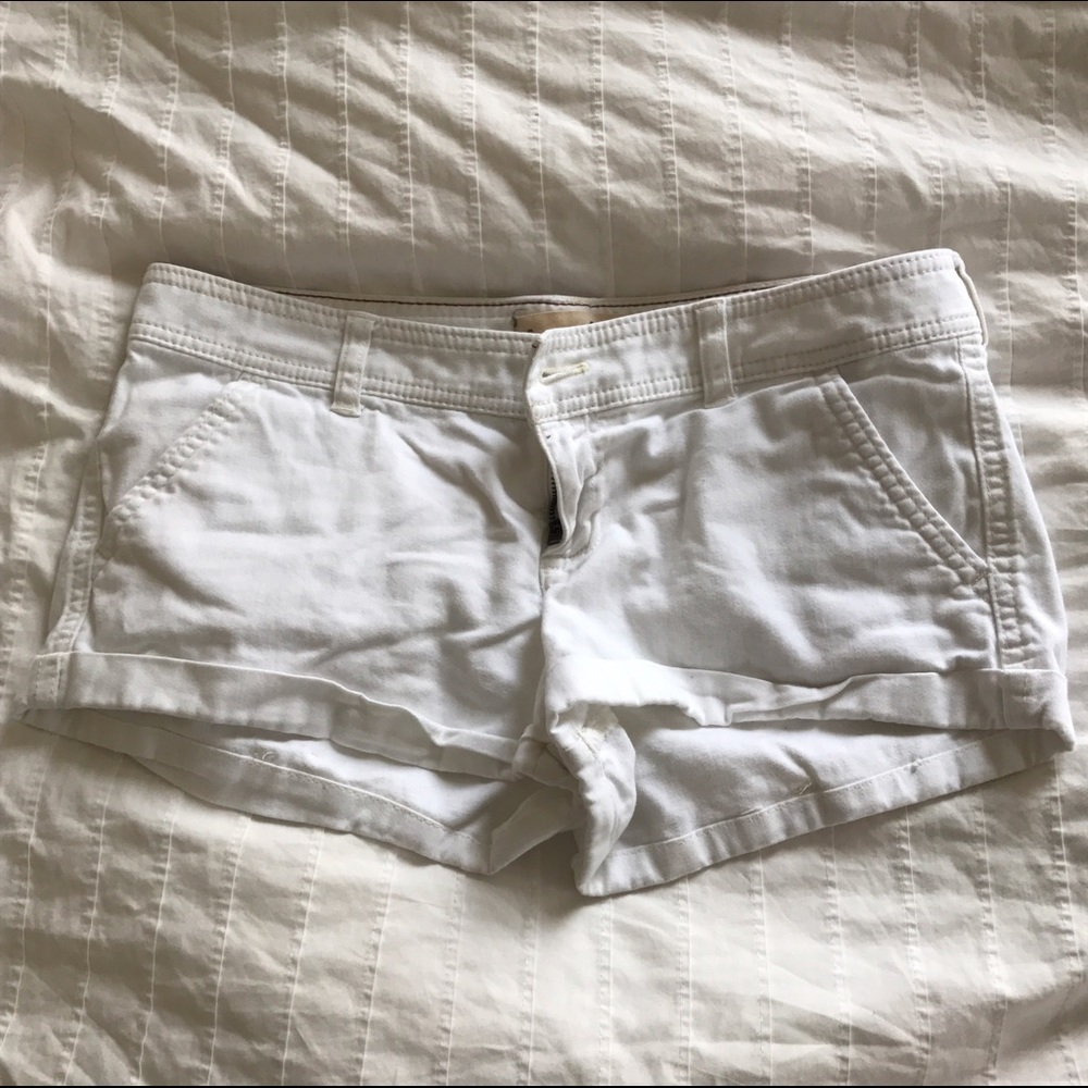 Hollister White Shorts