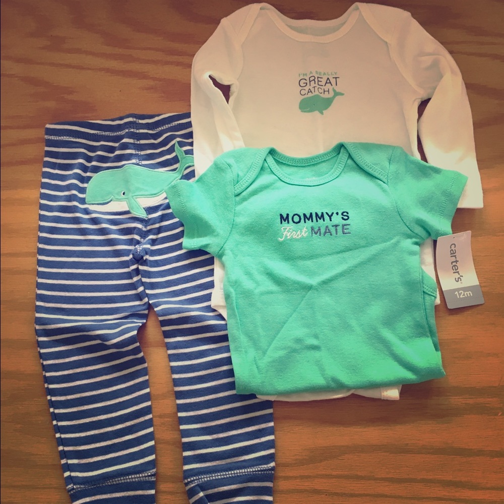 Boys 12 month 3pc🐳🐳🐳🐳