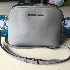 Gray Michael kors purse