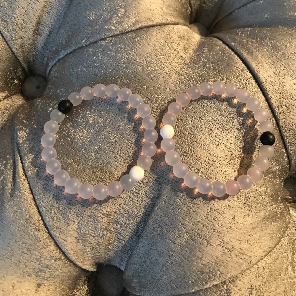 Two Lokai bracelets