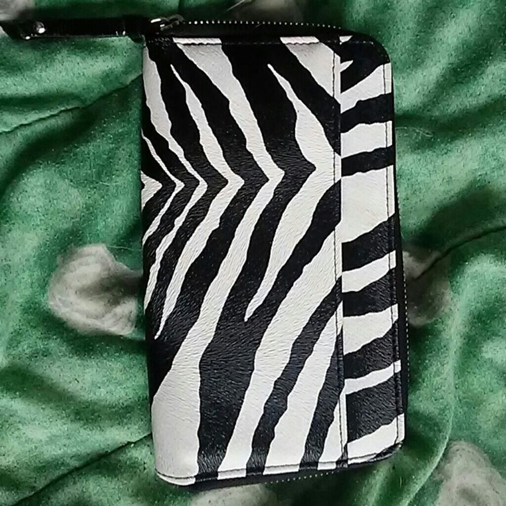 Zebra print wallet