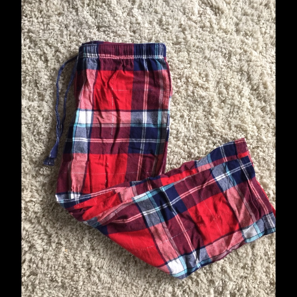 Plaid pj pants