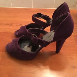 Suede Franco Sarto Pump