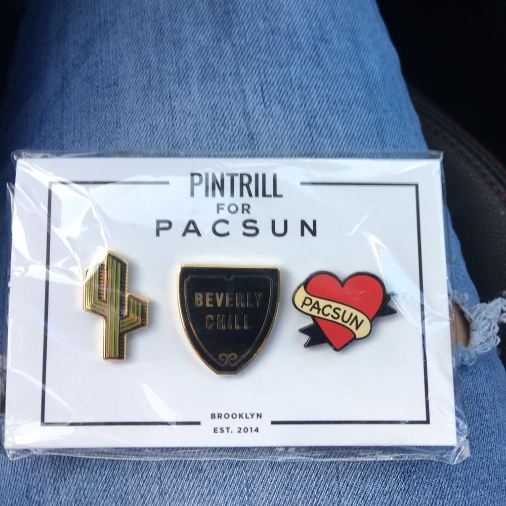 Three PacSun pins