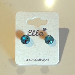 Blue gemstone earrings