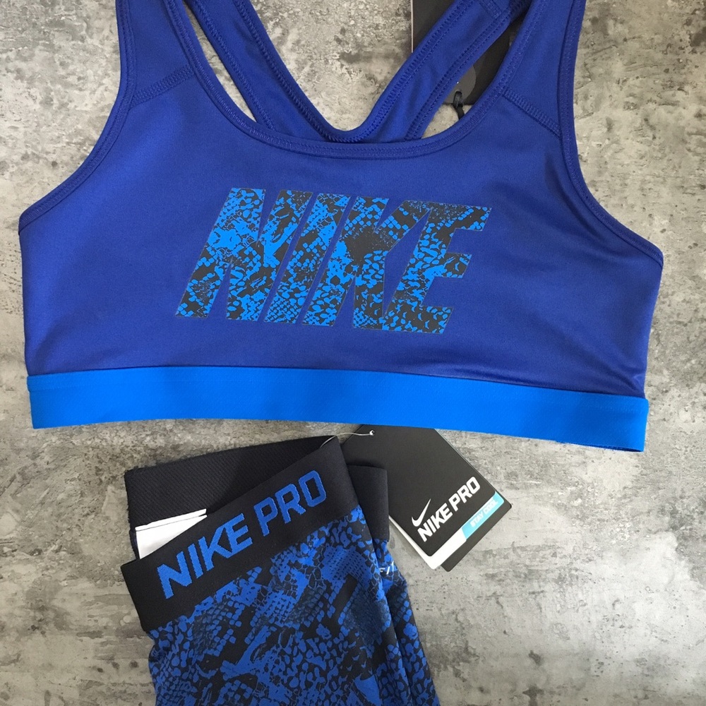 Nike Blue Sports Bra