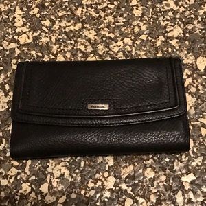 Black Fossil Wallet