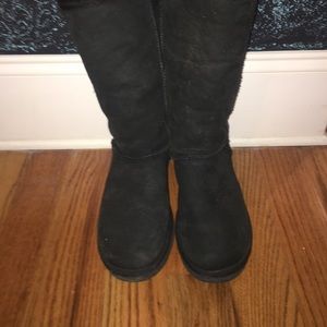 AUTHENTIC black tall UGG boots