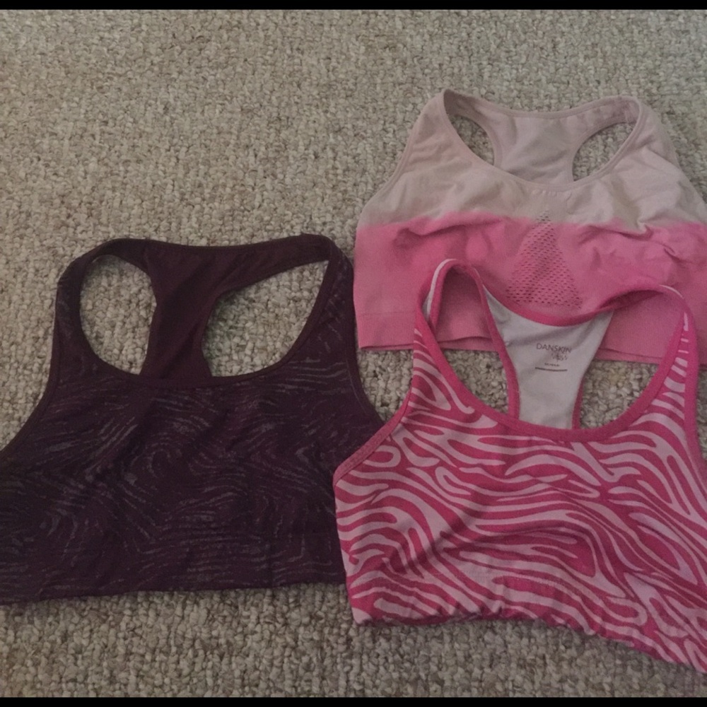 Set of 3 sports bras