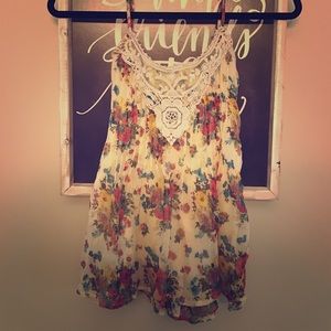Adorable Flowy Boutique Babydoll Tank