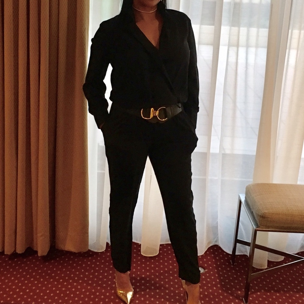 Black jumpsuit