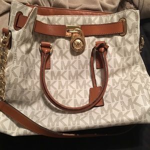 Sale Today MK Large Vanilla Monogram Hamilton