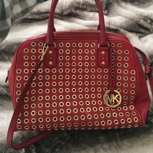 Red Michael Kors Purse