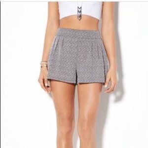 Flowy high waisted beach shorts