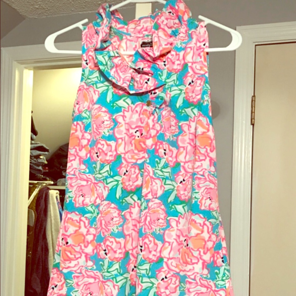 Mud pie Floral tunic.