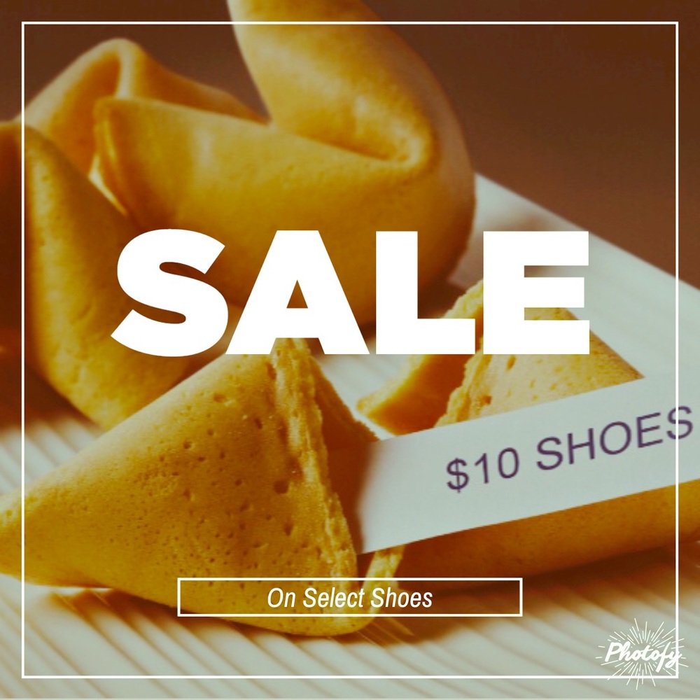 Select Shoes $10