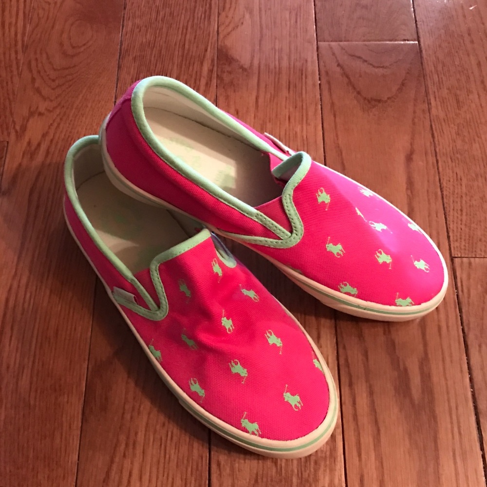 Polo slip-on sneakers by Ralph Lauren.