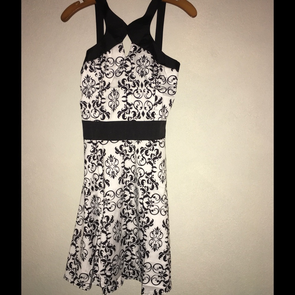 Floral Damask Vintage Pinup Dress