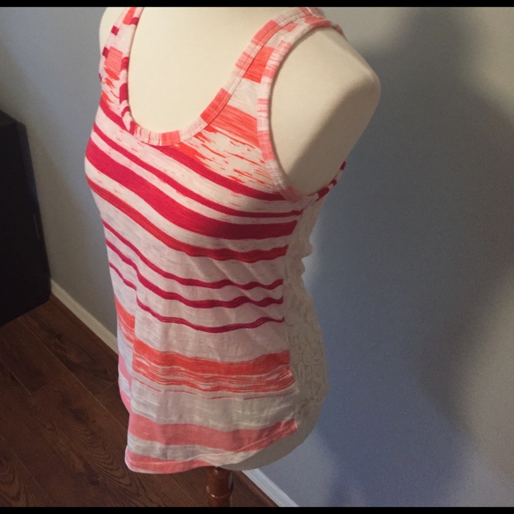 ☀️ Express lace back tank top