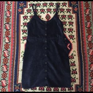 Cooperative Navy Blue corduroy Dress. Xs